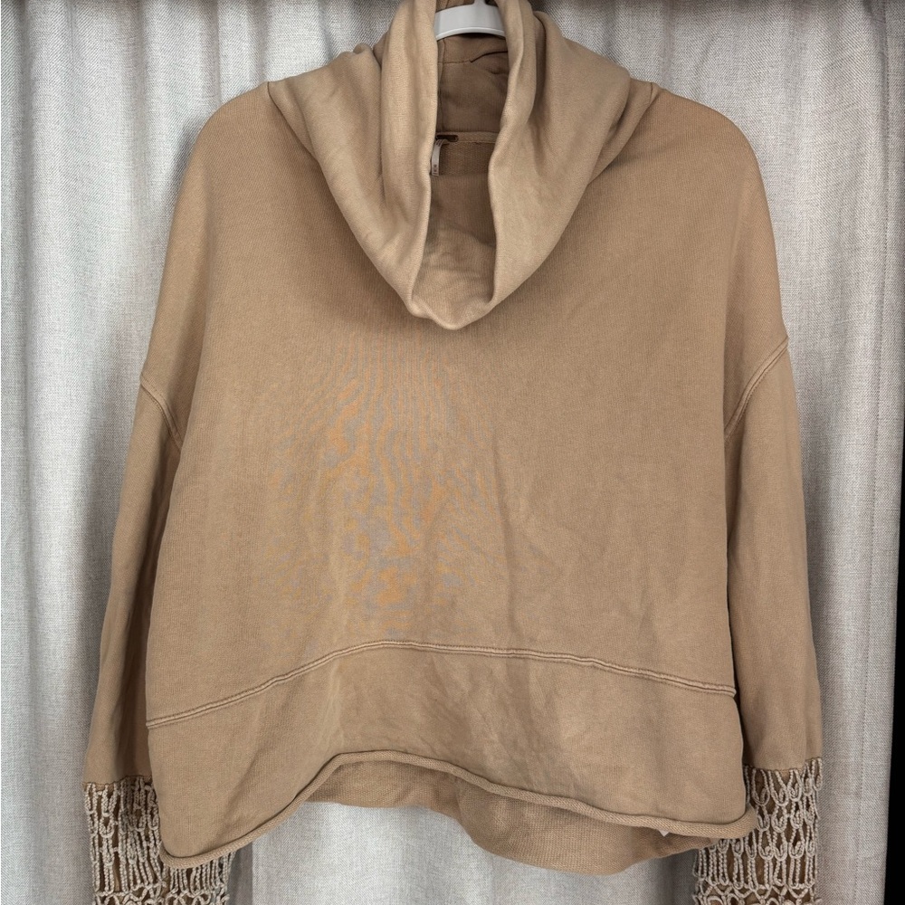 FREE PEOPLE Cowl Neck Sweater/ Hoodie